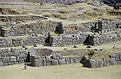 Cusco, the fortress of Sacsahuaman, ramparts